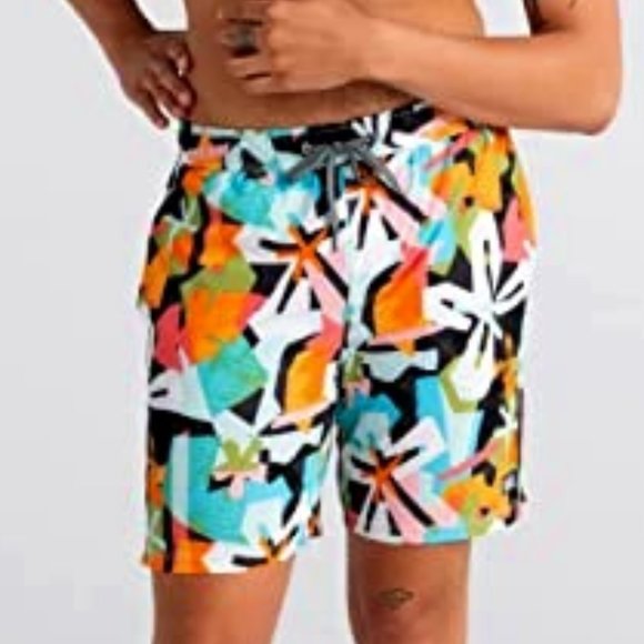 Saxx Swim Saxx Oh Buoy 2n 7 Inseam Board Shorts Swim Trunks Mesh